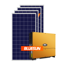 Система энергии солнечной энергии Bluesun 50kw 100kw на решетке с поли солнечными панелями 340w
